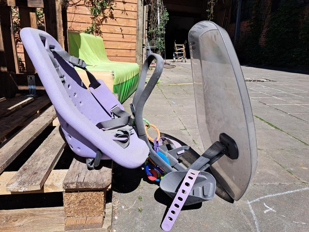Yepp mini + windscherm, Fietsen en Brommers, Fietsaccessoires | Fietsstoeltjes, Ophalen