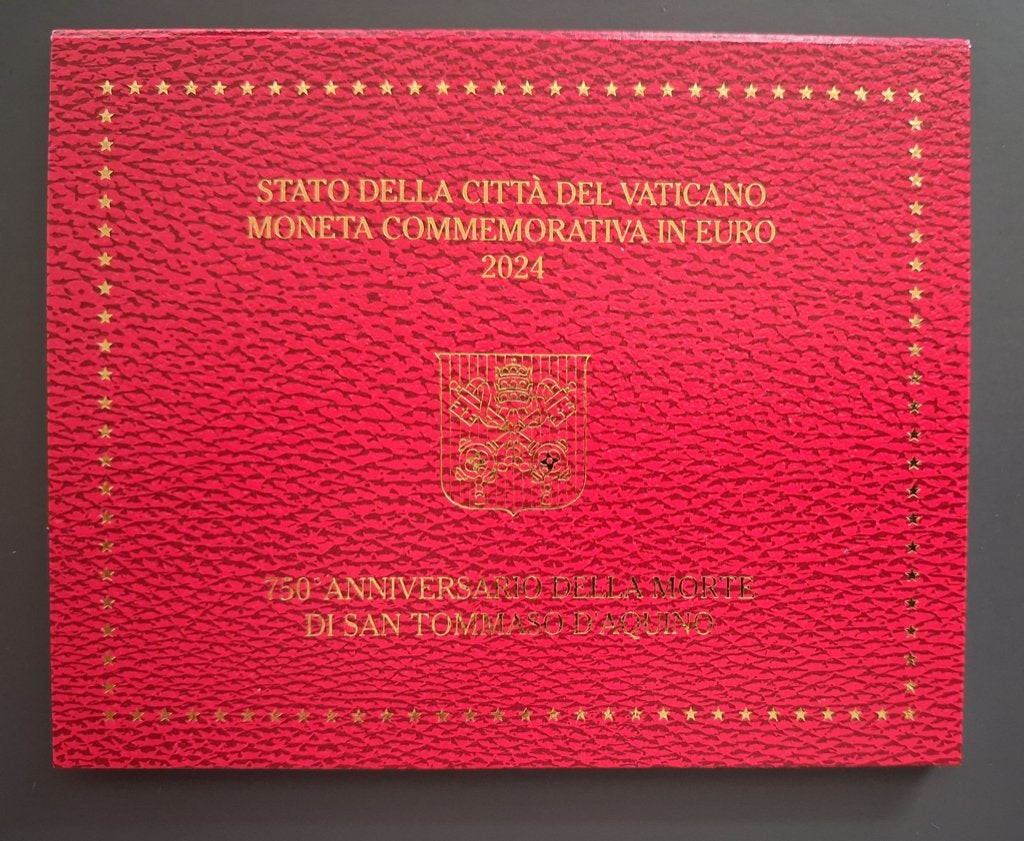 2 euro Vatican 2024 Thomas d'Aquin, Timbres & Monnaies, Enlèvement ou Envoi, Vatican, 2 euros
