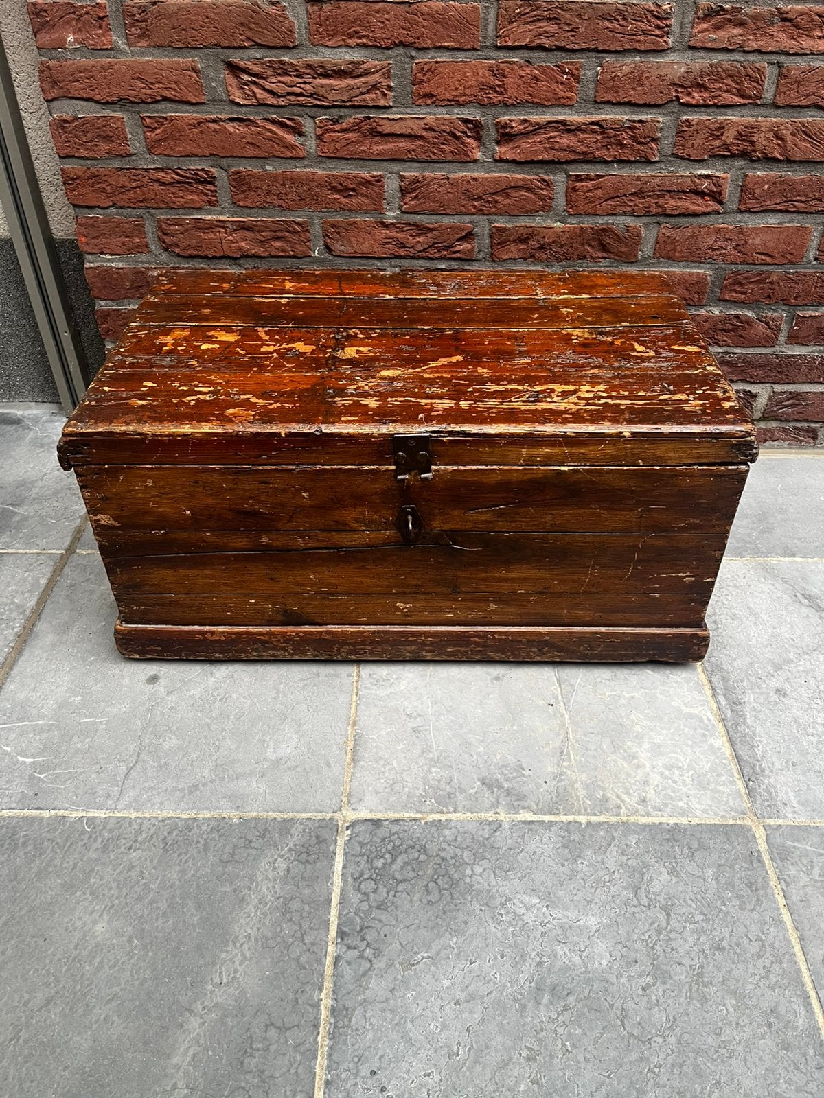 Antieke kist, Ophalen, Gebruikt