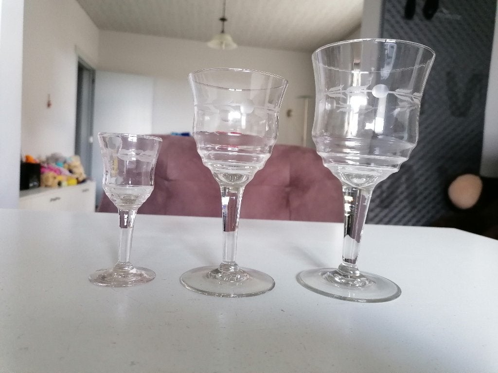 Glazen servies, Ophalen, Zo goed als nieuw, Overige typen