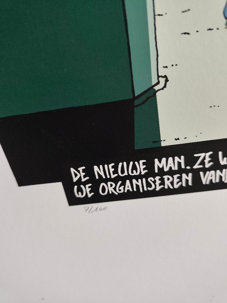 Sérigraphie verte, Enlèvement