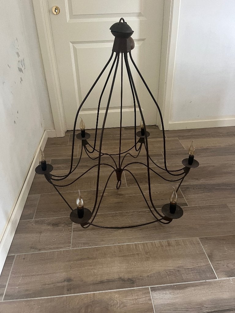Mooi luchter, Ophalen, Zo goed als nieuw, Overige materialen, E14 (klein)