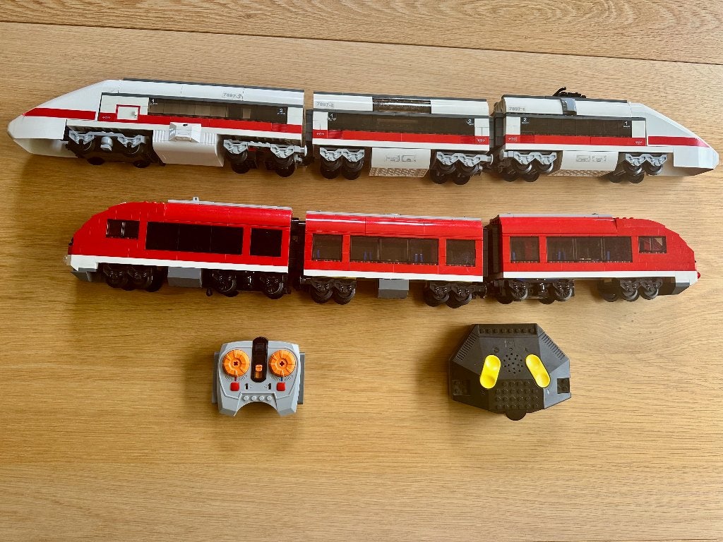 set lego treinen, Enlèvement, Utilisé, Pièces supplémentaires incluses, Lego