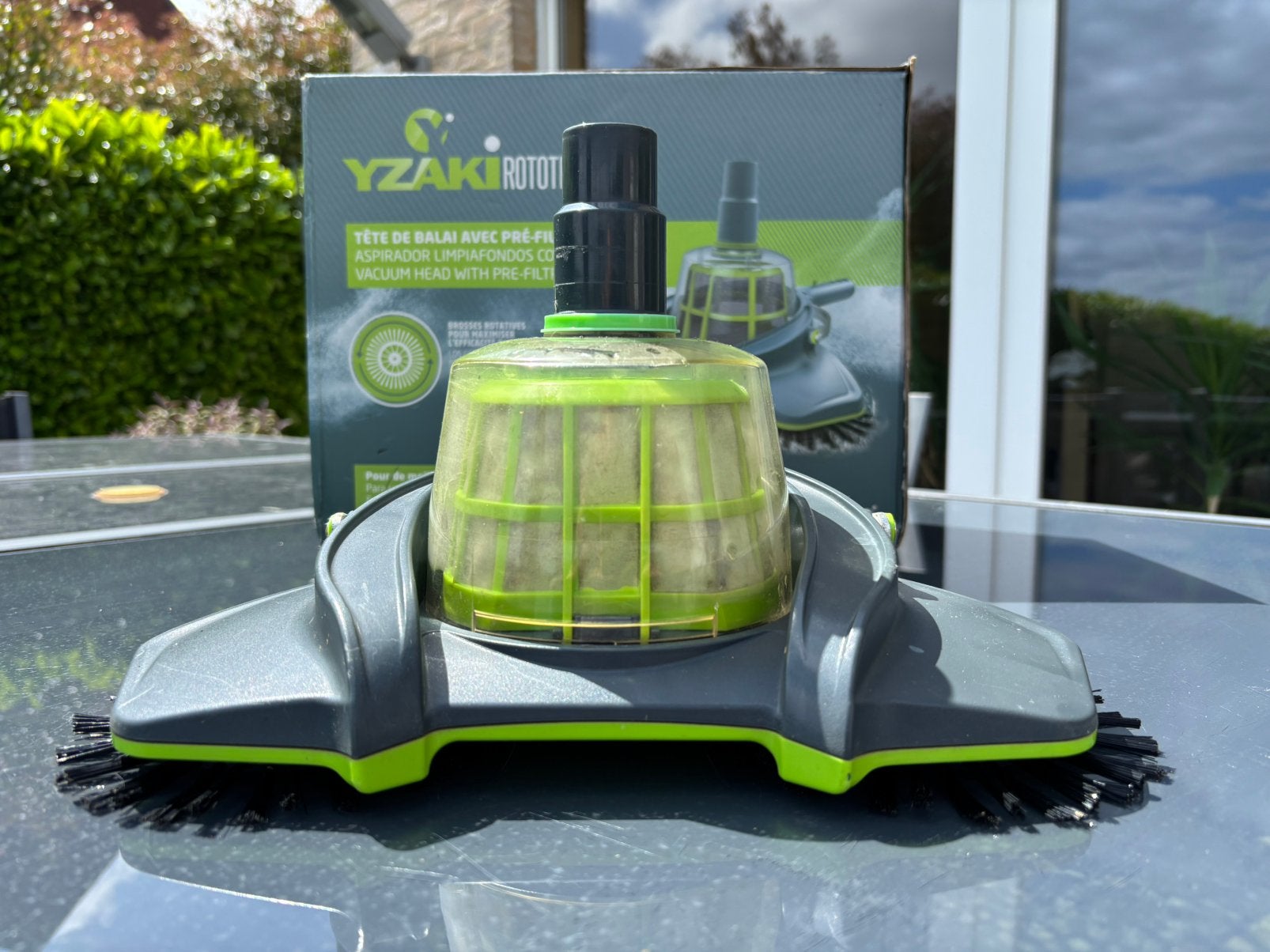 Balai rotatif aspirateur rototrap pour piscine, Jardin & Terrasse, Enlèvement, Comme neuf, Filtre