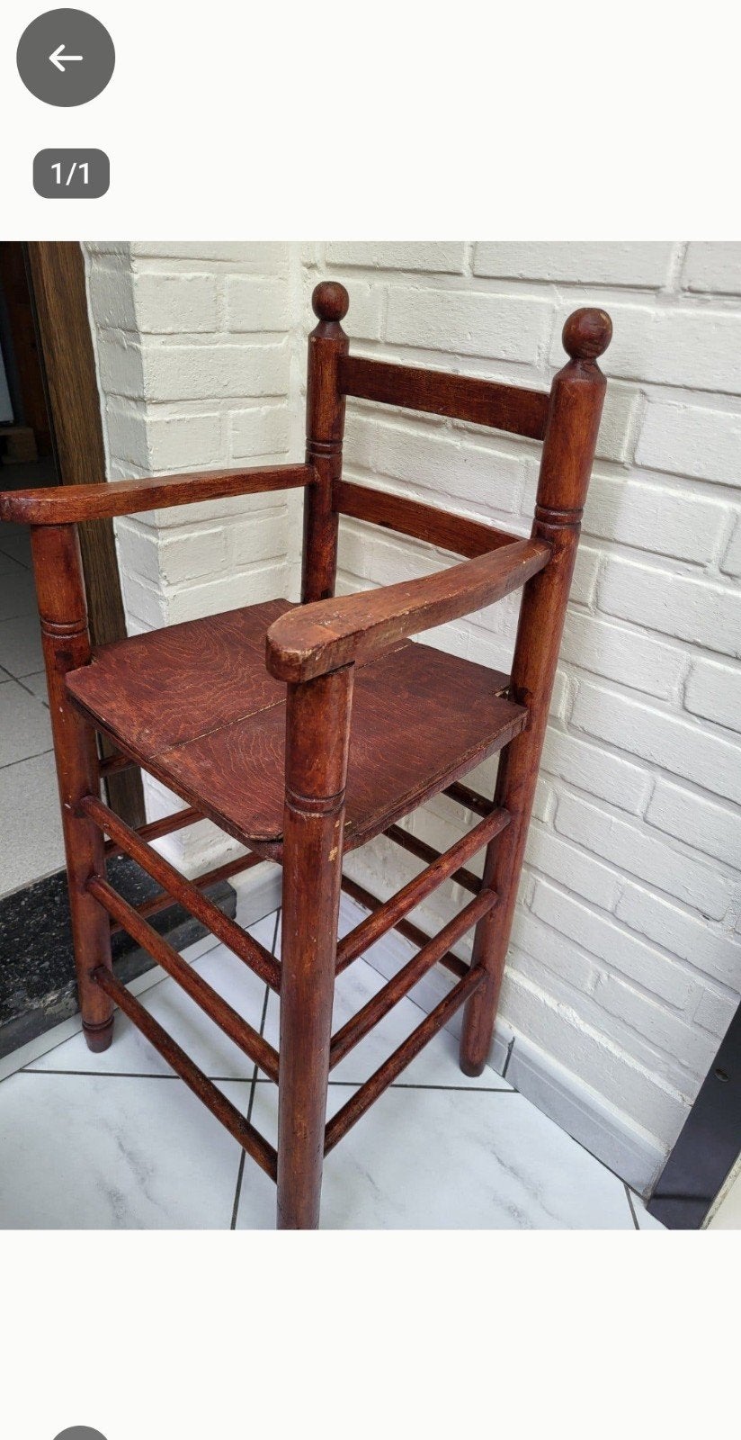 chaise haute enfant, Enlèvement, Comme neuf