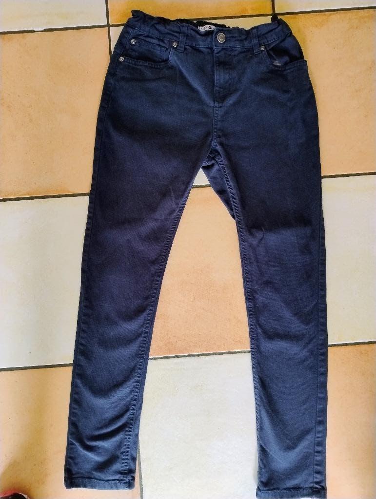 Pantalon bleu marine skinny 14 ans, Enlèvement ou Envoi, Utilisé, Garçon, Pantalon
