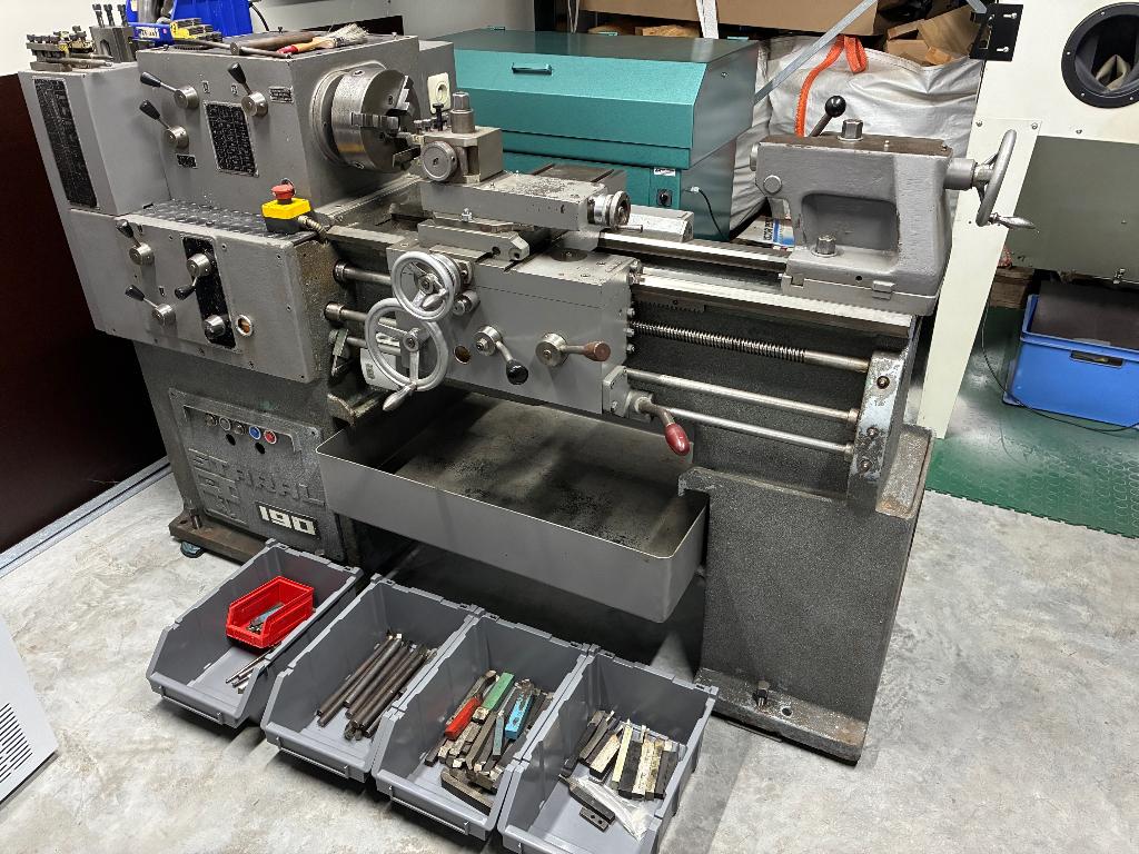 draaibank in goede en werkende staat >70cm<, Bricolage & Construction, Tours, Enlèvement, Utilisé, Tour à métaux, 500 à 1000 mm