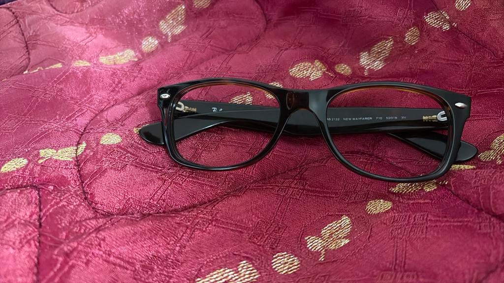 Monture de lunettes Ray-Ban New Wayfarer RB 2132 710, Gebruikt, Overige kleuren, Ophalen of Verzenden, Ray-Ban