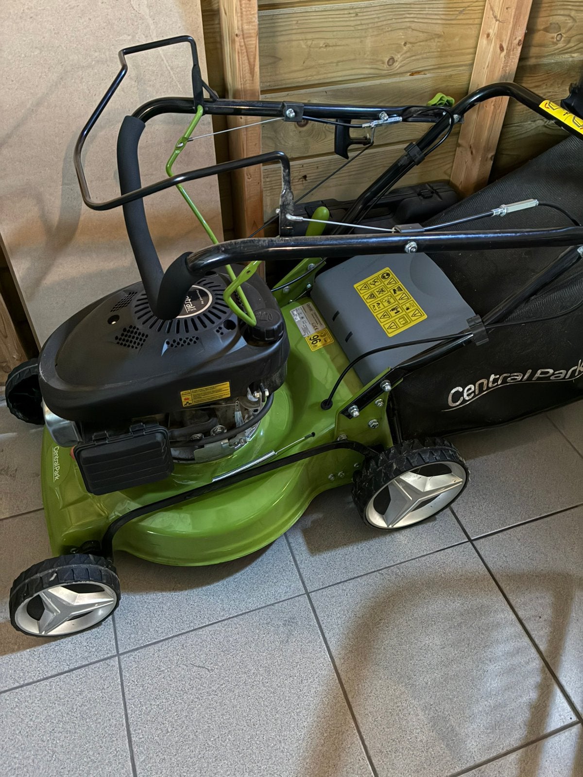 grasmachine central park, Ophalen, Zo goed als nieuw