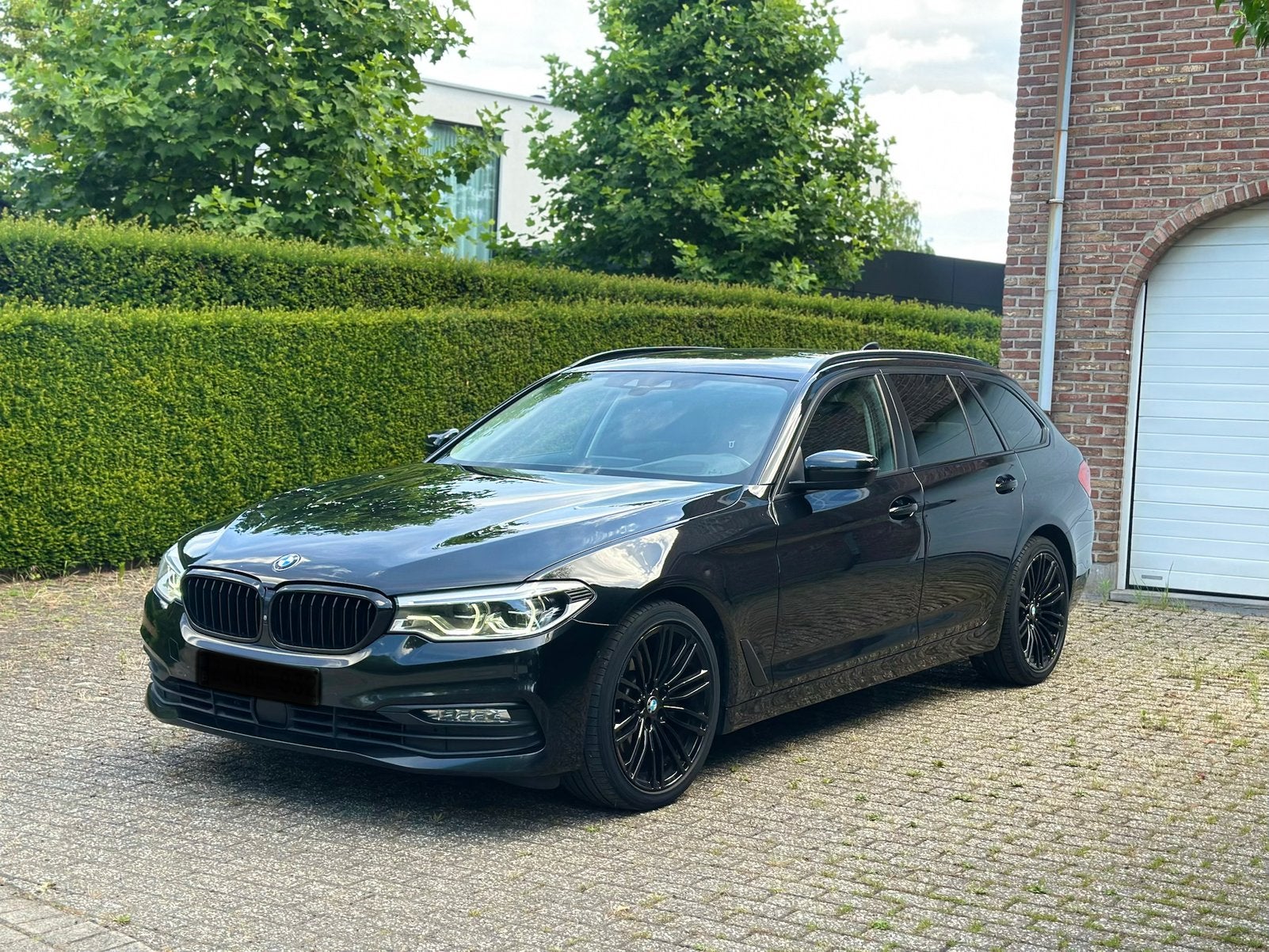 Bmw 520D G31 LuxuryLine euro 6 gekeurd voor verkoop, Automaat, Achterwielaandrijving, Zwart, Leder
