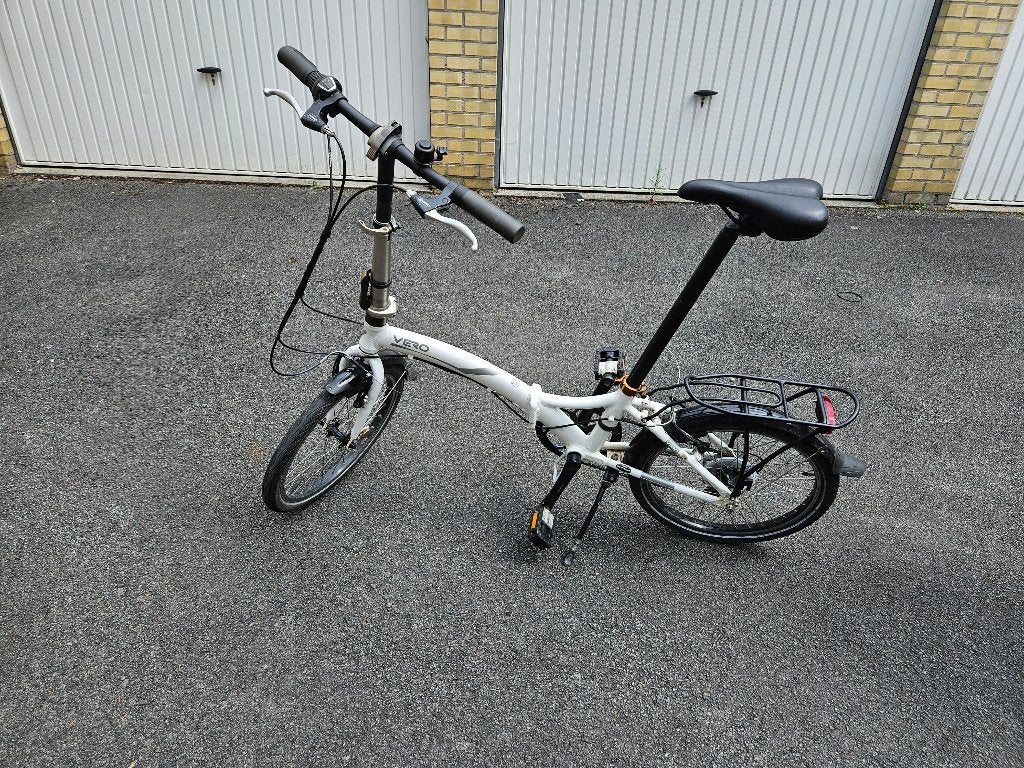 Plooifiets Vero 7 versnellingen Plooi fiets Vouwfiets, Ophalen, Brompton, Versnellingen, Zo goed als nieuw