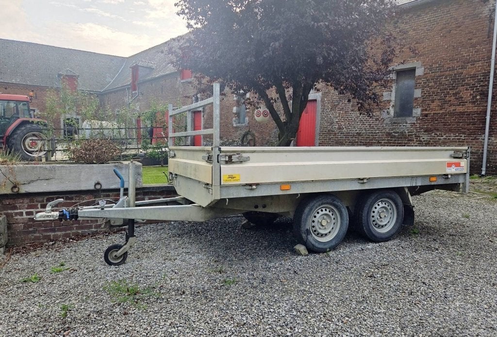 HAPERT dubbelassige aanhangwagen met rem — 2.000 kg, Ophalen, Gebruikt