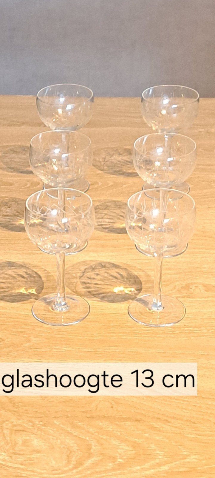 Glazen, Ophalen