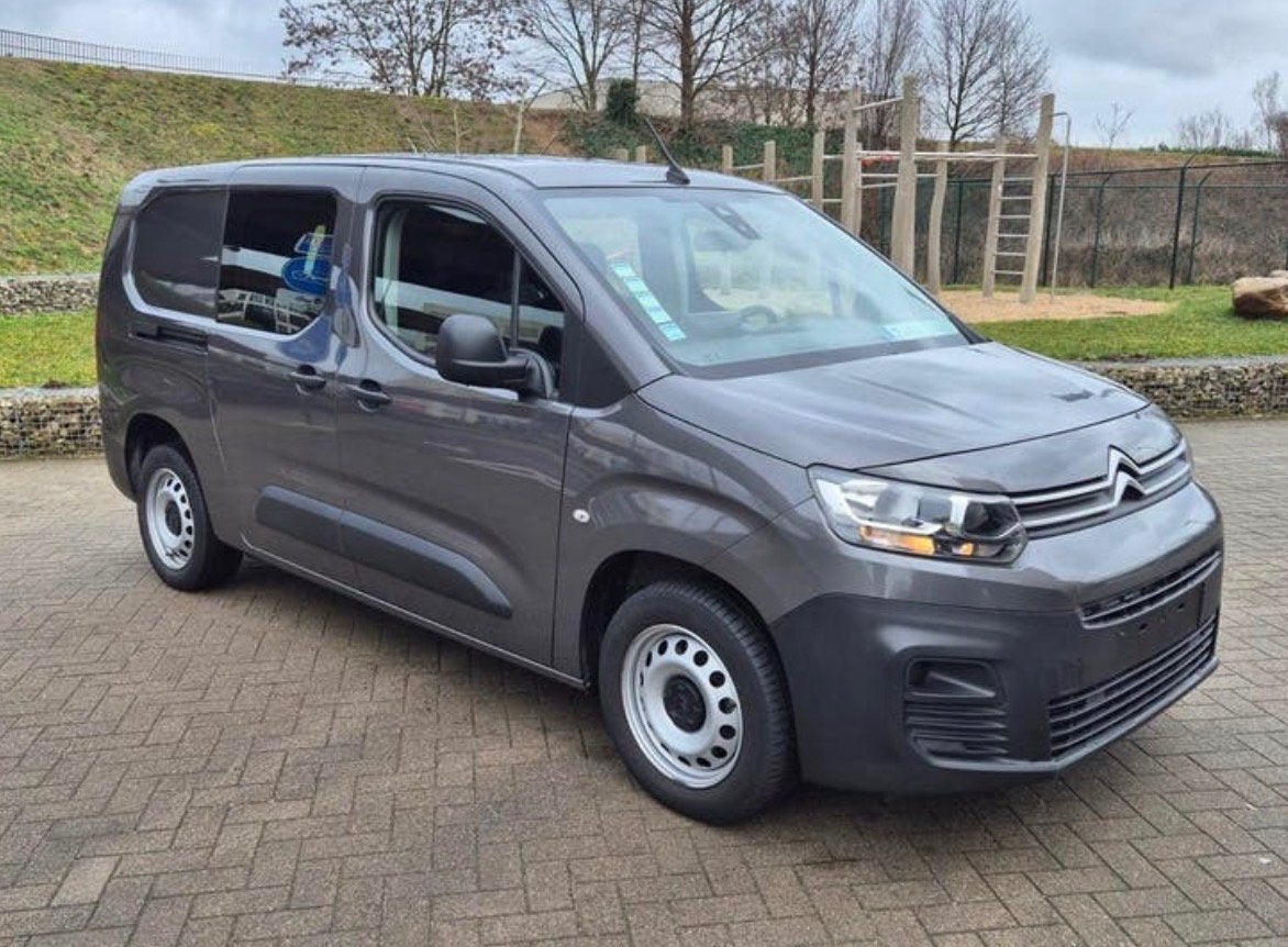 Citroën Berlingo XL | Dubbel Cabine | 1.5 Diesel | Euro 6, Auto's, Bestelwagens en Lichte vracht, Stof, Gebruikt, Euro 6, Citroën
