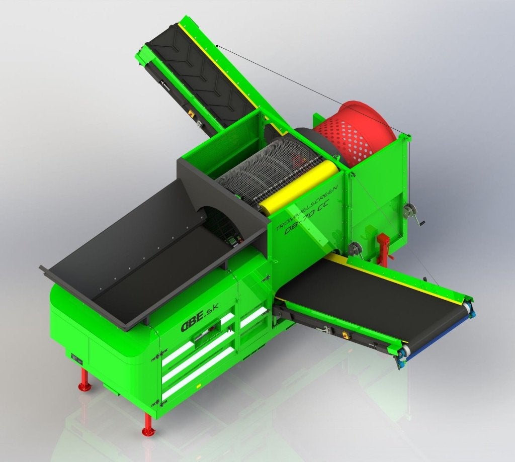 DB ENGINEERING DB-70CC Trommelscreen, Ophalen of Verzenden, Nieuw, Groen, Guess