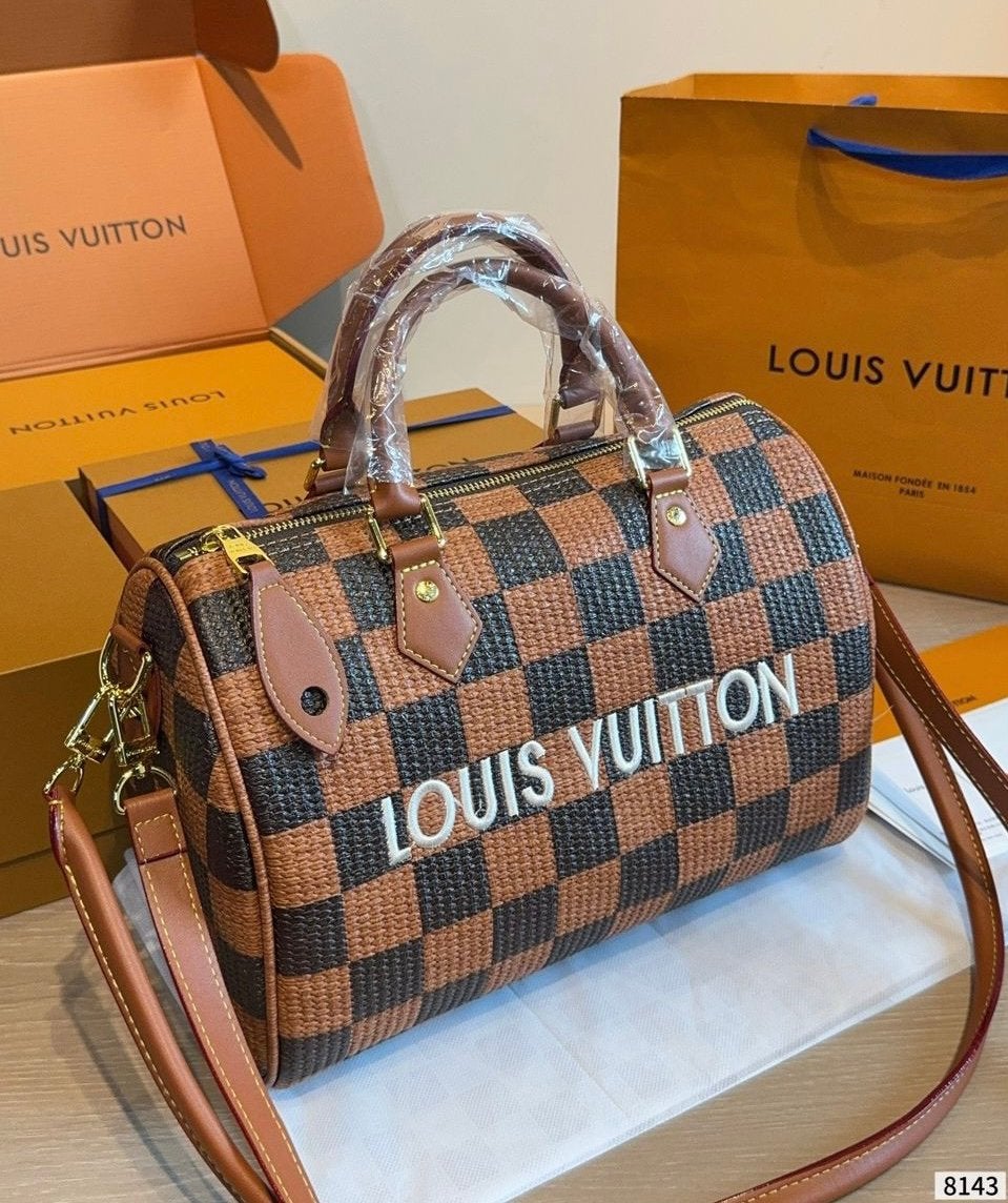 Louis Vuitton Damier Speedy Canvas Luxe Handtas Dior Chanel, Verzenden, Nieuw, Bruin, Handtas