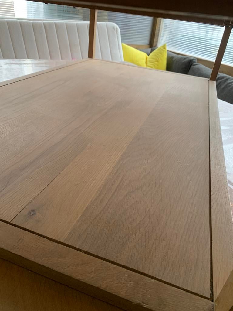 Massief Eiken salontafel, Antiek en Kunst, Ophalen