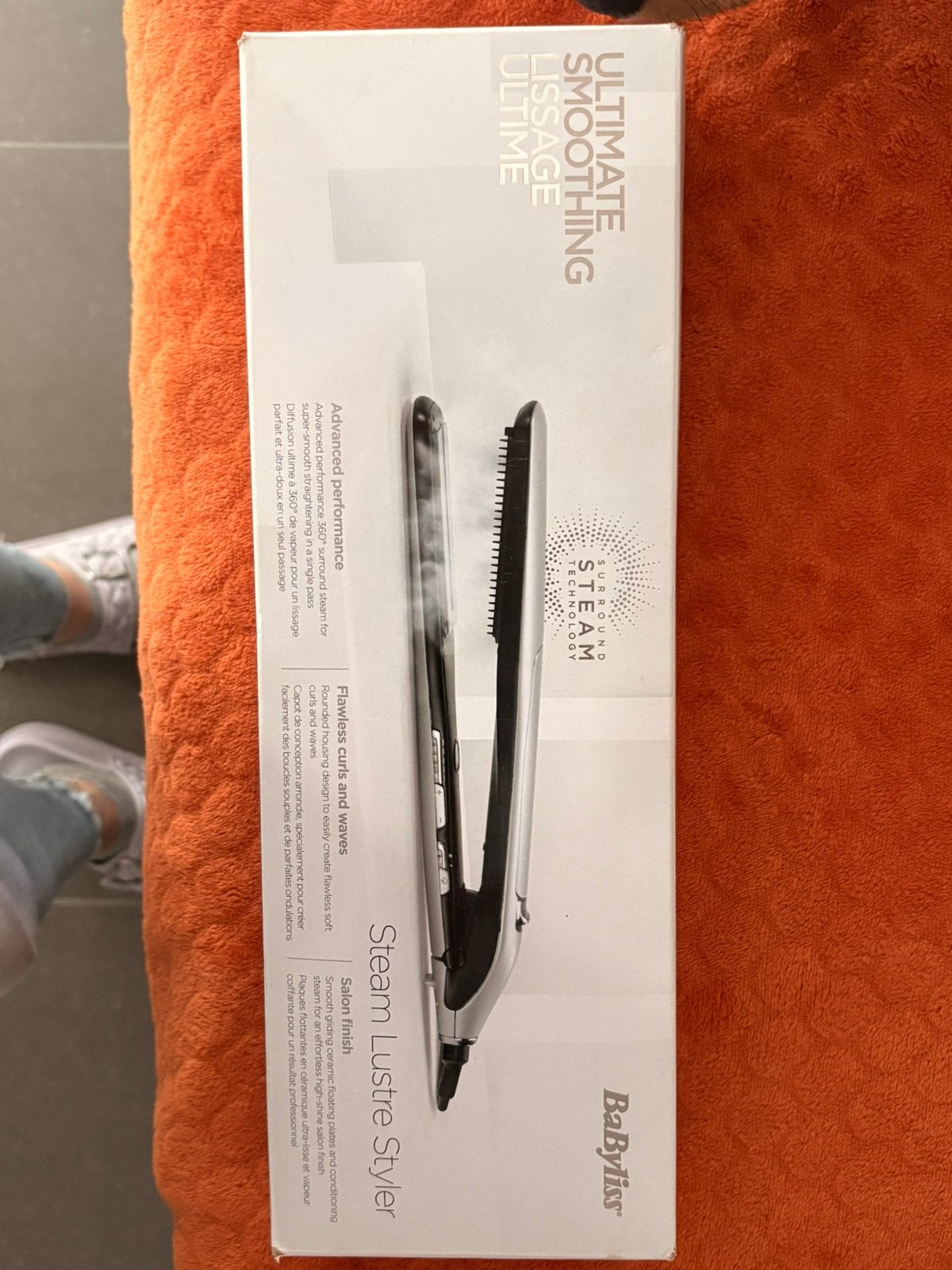 Lisseur a vapeur Babyliss, Enlèvement, Comme neuf