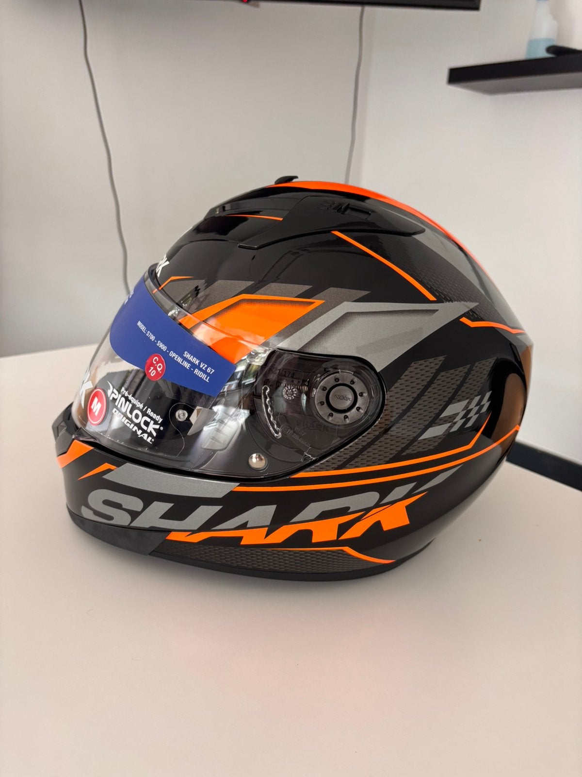 Casque de moto NEUF marque Shark, Motos, M, Enlèvement ou Envoi, Neuf, avec ticket, Hommes