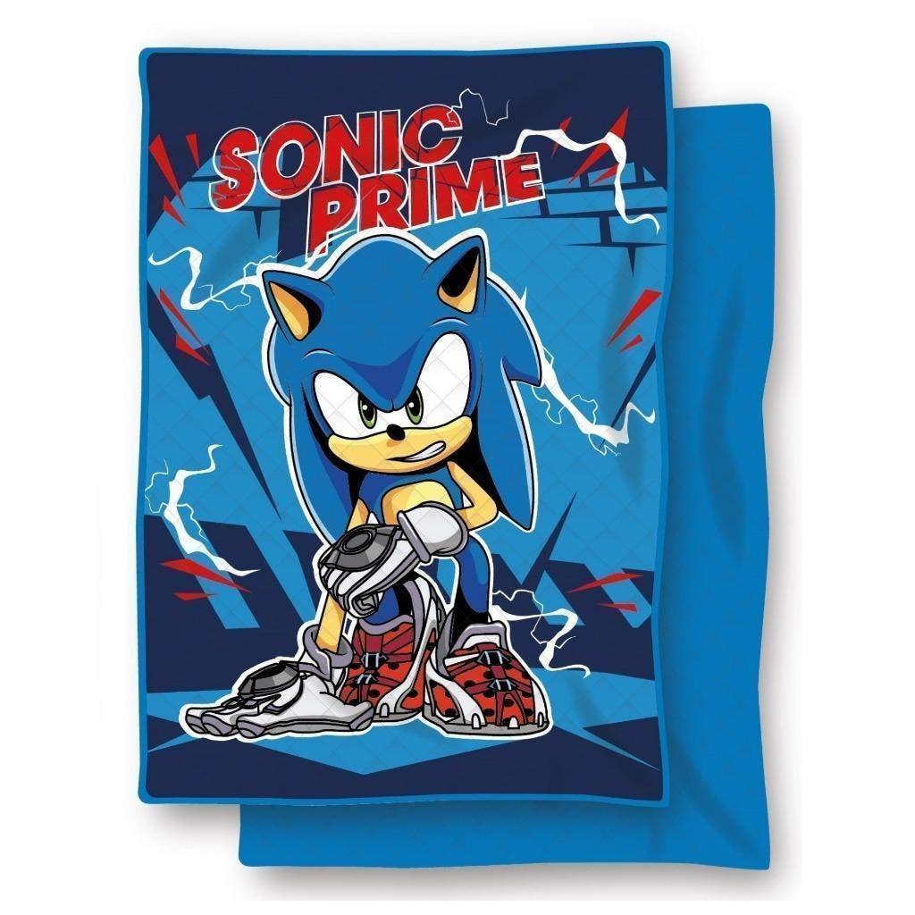 Sonic Bedsprei Quilt - 250x150 cm - Beddensprei, Enfants & Bébés, Chambre d'enfant | Linge de lit, Neuf, Autres types, Bleu, Garçon