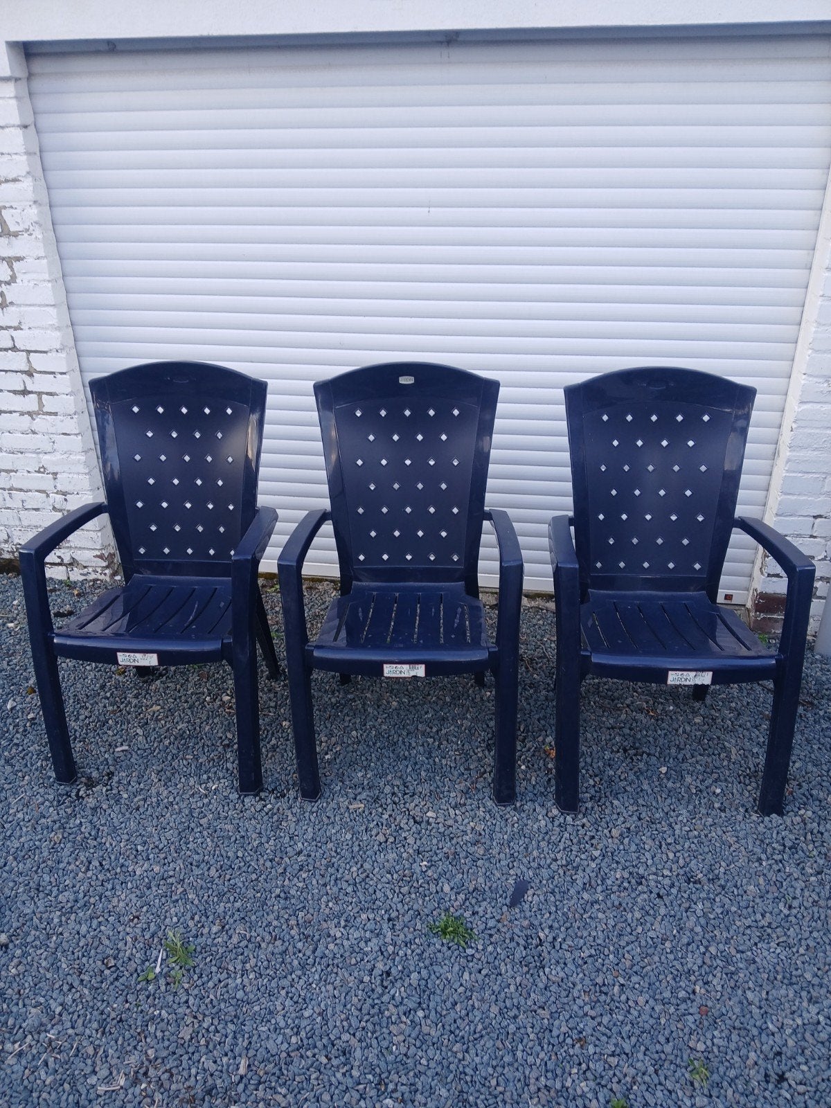 3 teras stoelen tekoop, Ophalen