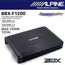 AMPLI ALPINE VOITURE BBX-1200-F, Muziek en Instrumenten, Versterkers | Keyboard, Monitor en PA, Ophalen, Gebruikt, 500 tot 1000 watt