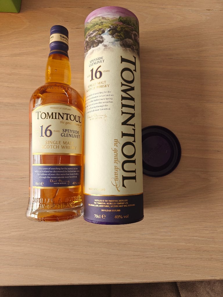 TOMINTOUL SPEYSIDE GLENL. WHISKY 16Y 40 70CL, Divers, Enlèvement ou Envoi, Neuf