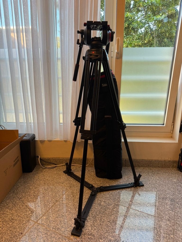 Manfrotto, Manfrotto, Statief, Ophalen, Zo goed als nieuw