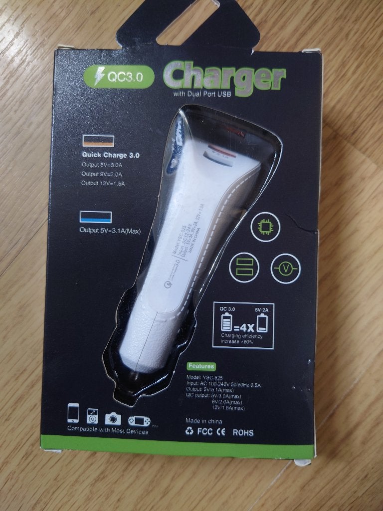 Qualcomm Quick Charge 3.0 Car Charger, Caravanes & Camping, Enlèvement ou Envoi, Neuf