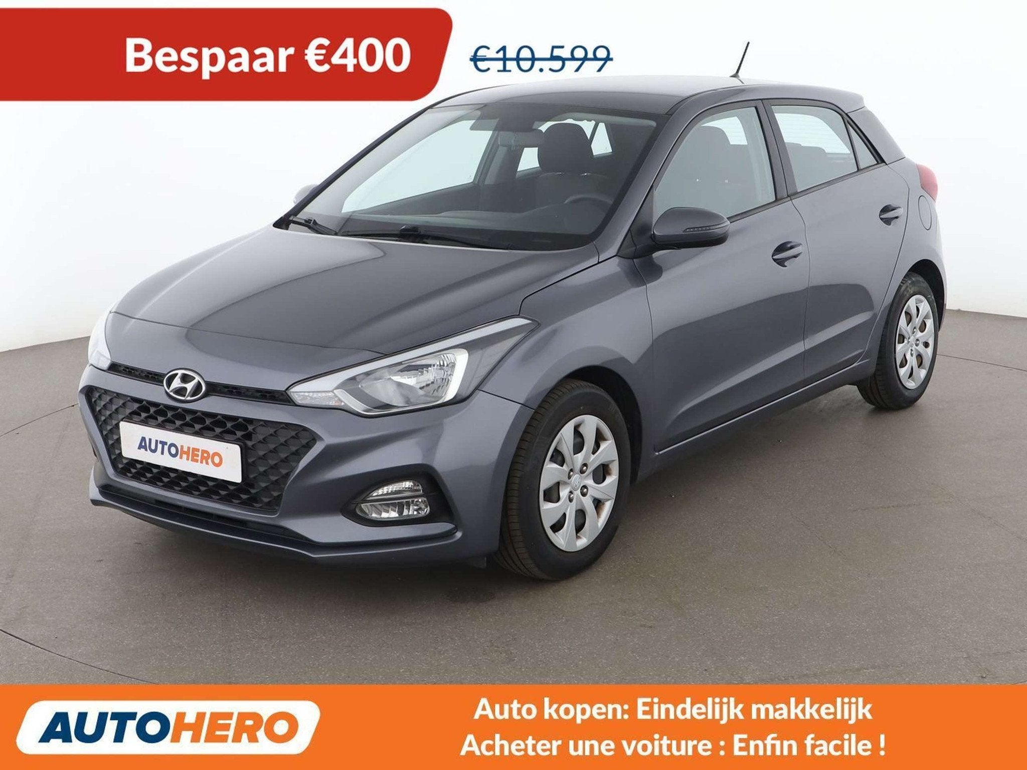 Hyundai i20 1.2 Select (bj 2020), Voorwielaandrijving, Stof, https://public.car-pass.be/vhr/e329ebdf-4e1f-4dea-8033-6c6bbbc3bb62