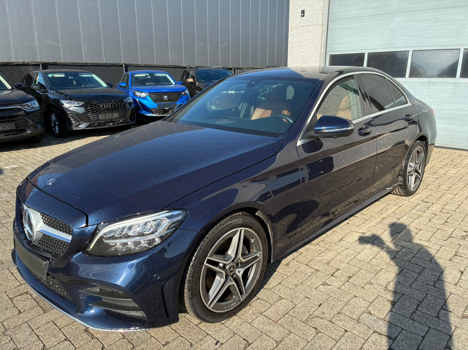 MERCEDES C160 AMG 2018, Blauw, Berline, Benzine, Ophalen