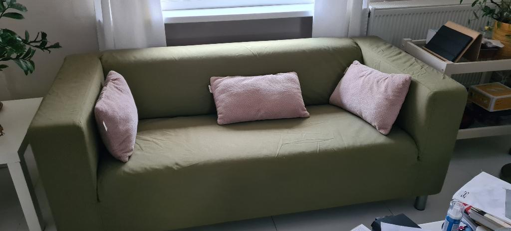Klippan 2-zit met zetelhoezen, Huis en Inrichting, Zetels | Zetels, Ophalen, Gebruikt, Minder dan 75 cm, 150 tot 200 cm