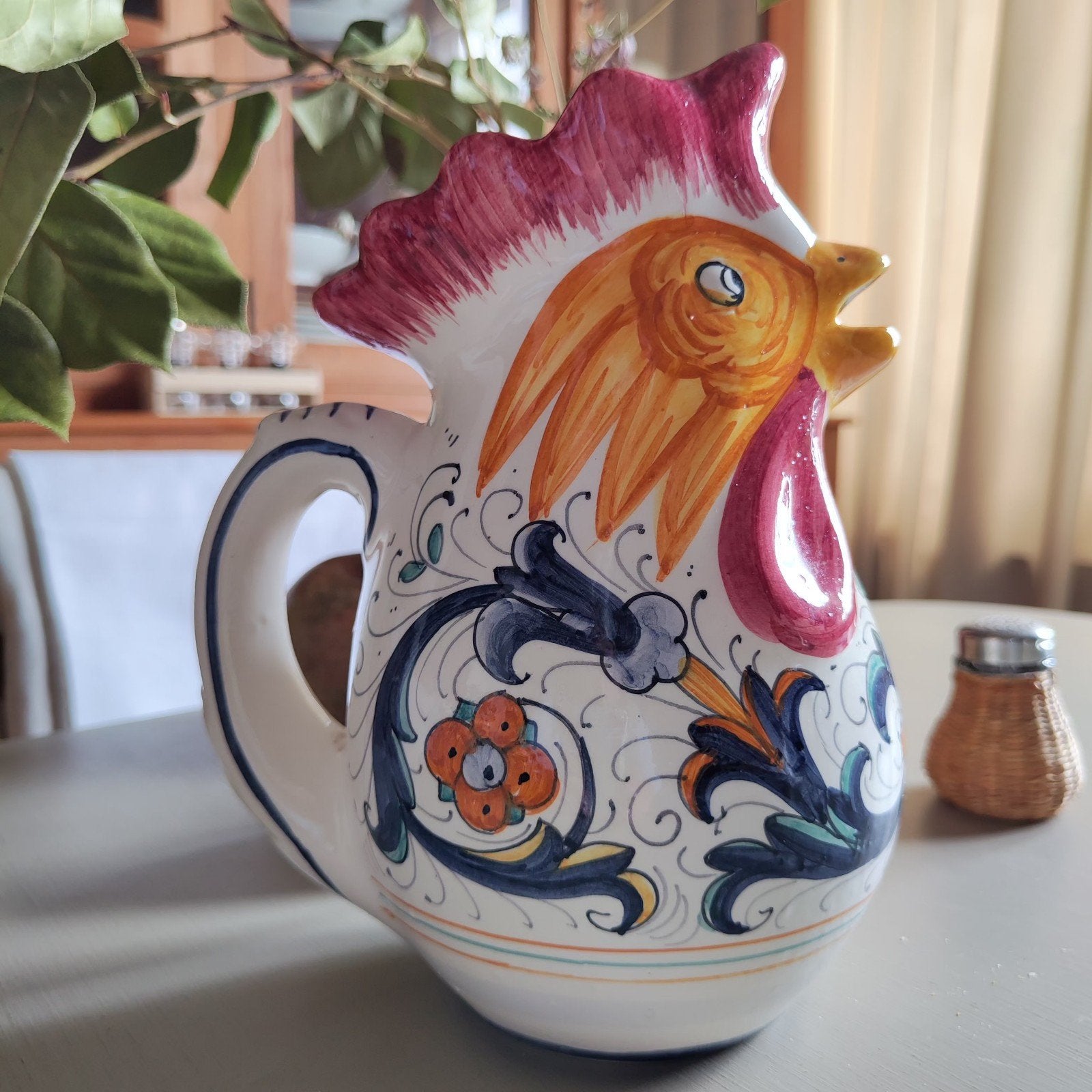 DURETA pichet coq authentique, Antiquités & Art, Antiquités | Céramique & Poterie