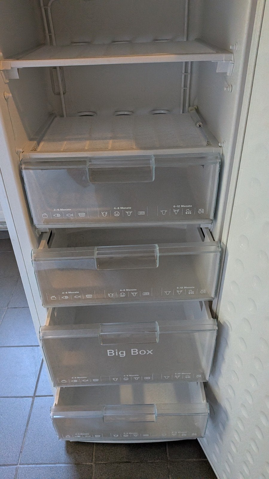 Siemens Diepvries kast, 160 cm of meer, Ophalen, Vrieskast, Vrijstaand