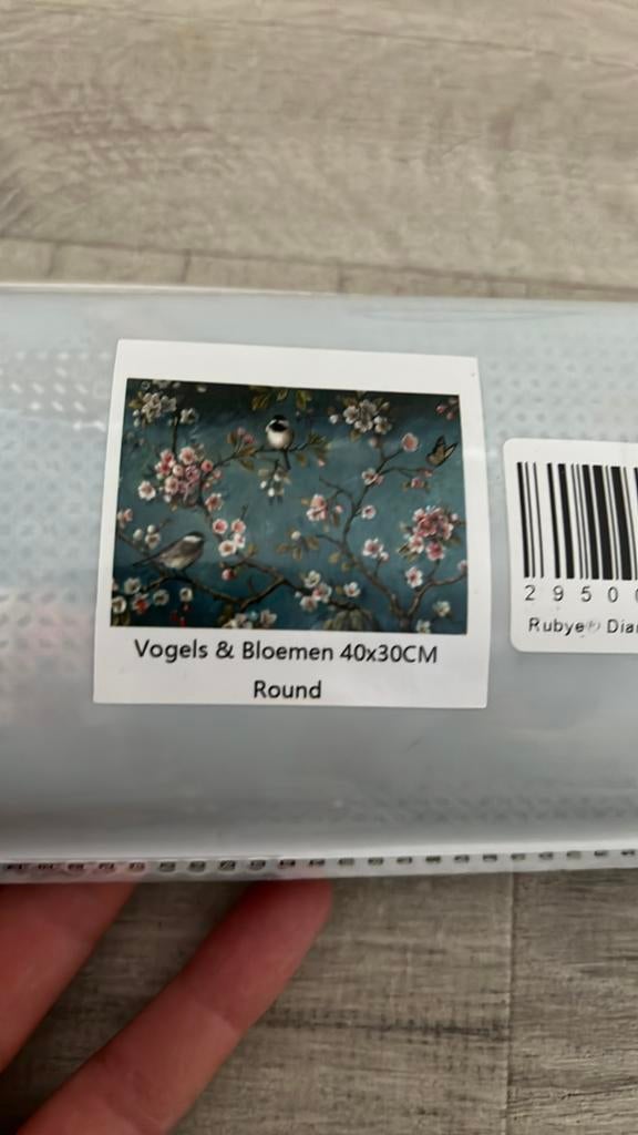 Diamond painting bloemen en vogels, Neuf, Multicolore, Enlèvement ou Envoi, Autres types