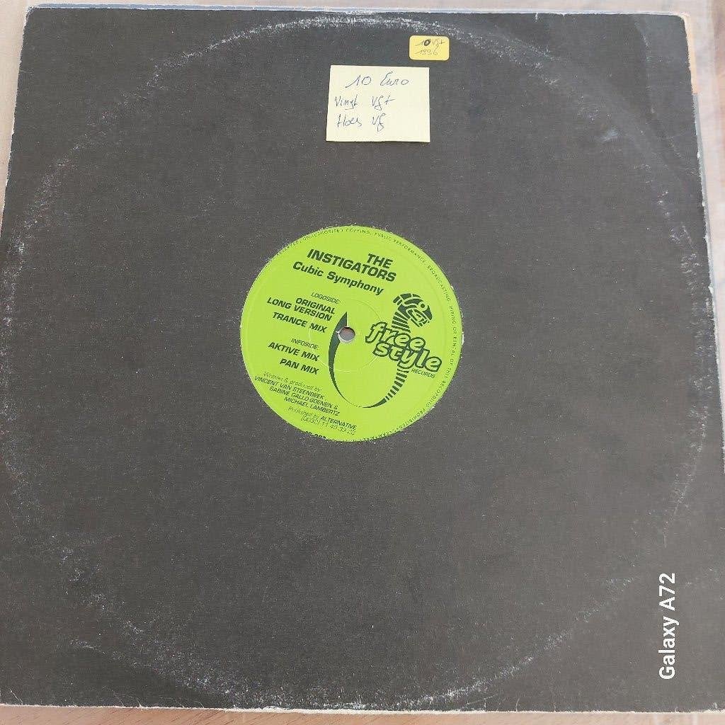 the instigators cubic symphony 12 inch maxi, Gebruikt, Trance, Ophalen of Verzenden, 12 inch