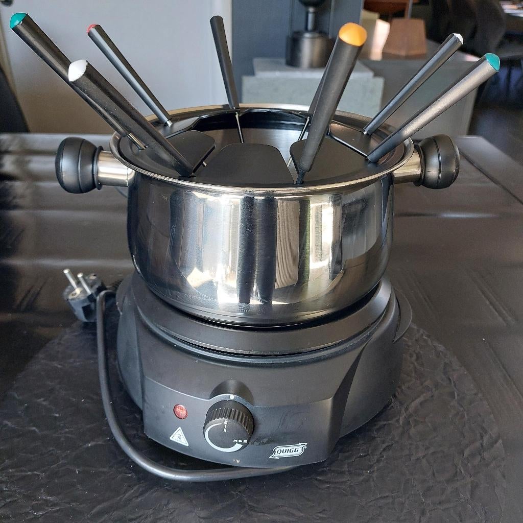 Fondue Quigg, Enlèvement, Comme neuf, Inox, Casserole, Bidon ou Boîte