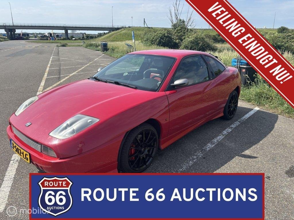 Fiat Coupe 20V turbo Limited Edition | 1999 | Route 66 Aucti, Zwart, Bedrijf, Handgeschakeld, Overige carrosserie