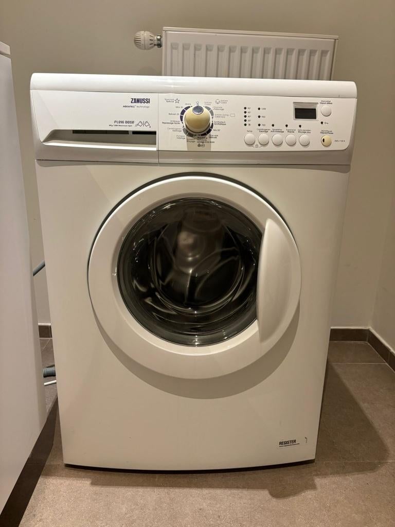 Wasmachine Zanussi, Elektronische apparatuur, Wasmachines, Gebruikt, Voorlader, 6 tot 8 kg, Minder dan 85 cm, 1200 tot 1600 toeren