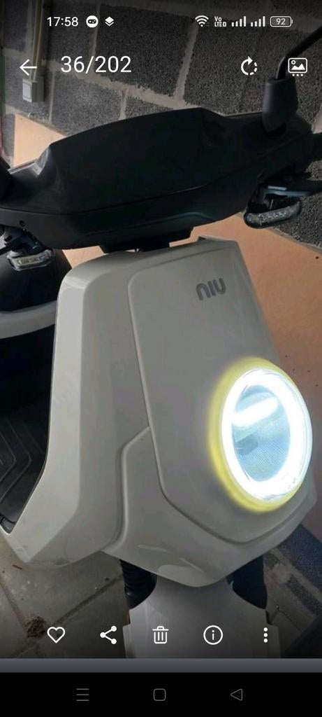 NIU MQI , brider à 50Km/h cat B, Enlèvement ou Envoi