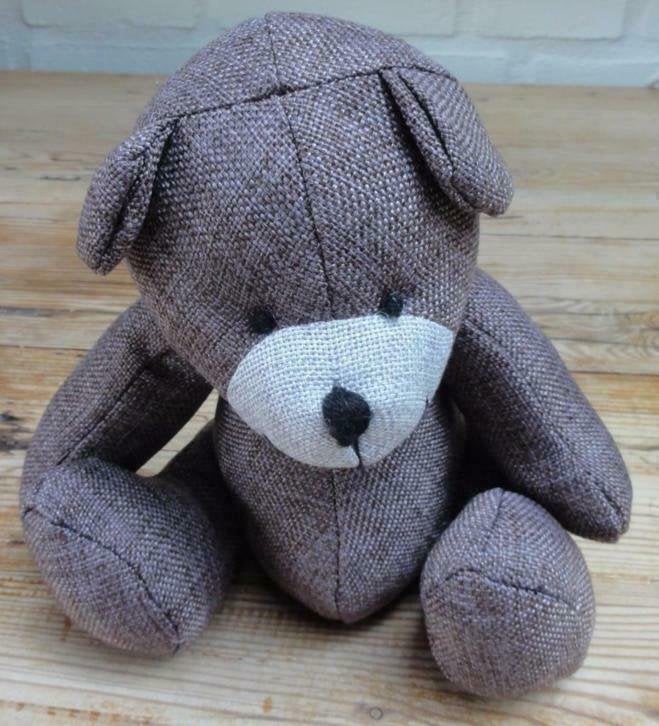 Stoffen knuffelbeer, Ophalen of Verzenden