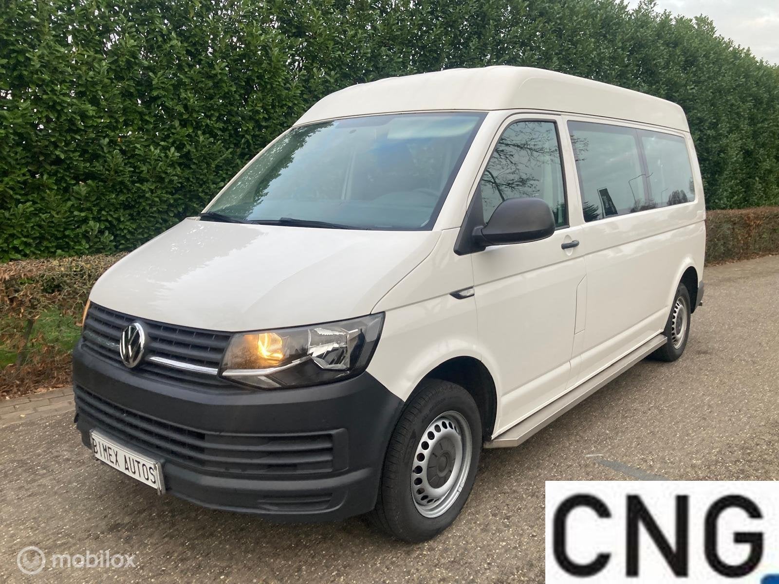 VW Transporter T6 9 PERS CNG /BENZINE € 13950,- +21 % BTW, Autos, Autre carrosserie, 2280 kg, Particulier, Tissu