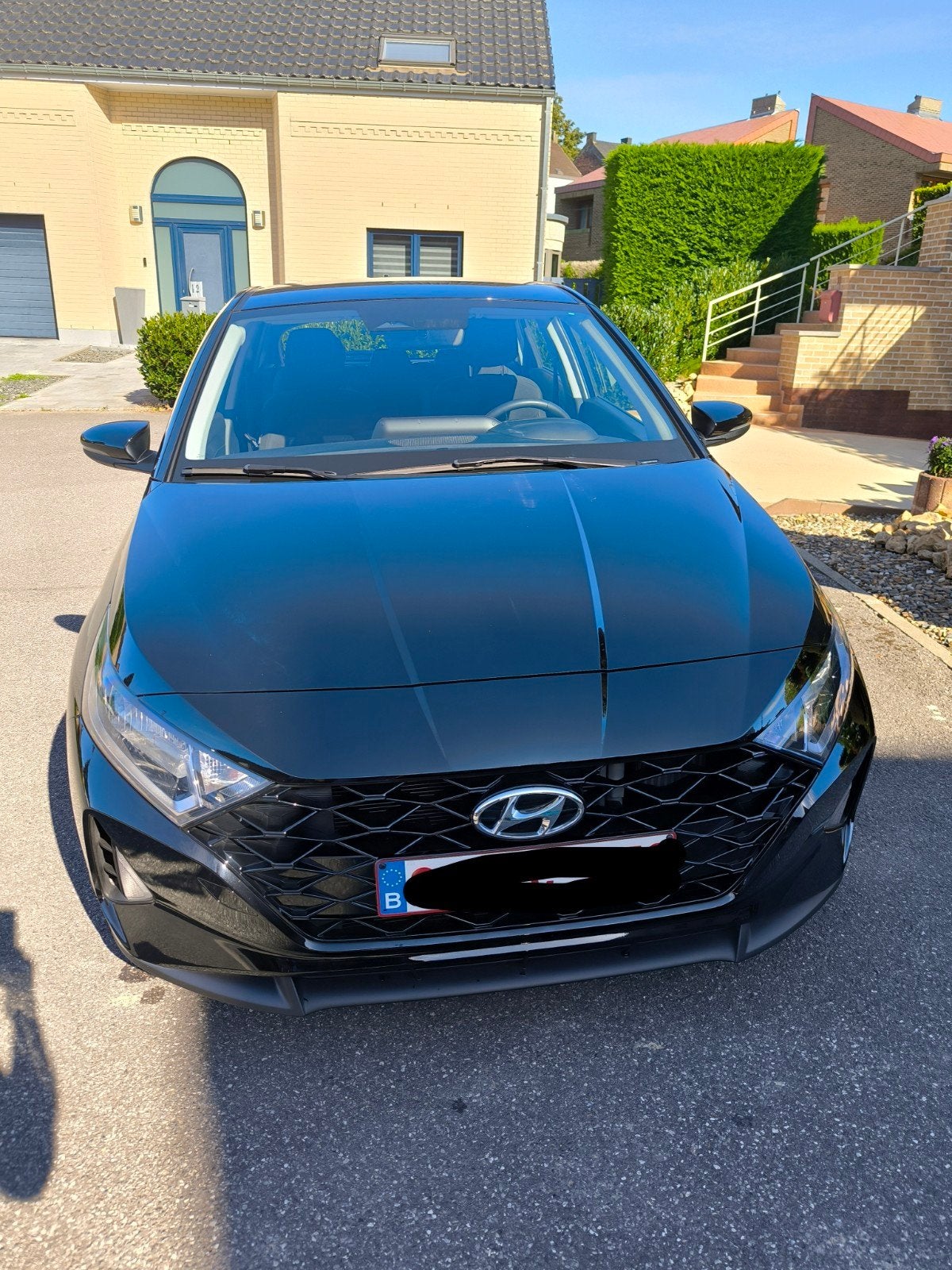 Hyundai i20 model BC3 5D 1.0 T-GDI 1.0 T-GDI 100 48V 7DCT Te, Auto's, Stof, Zwart, 5 deurs, Particulier