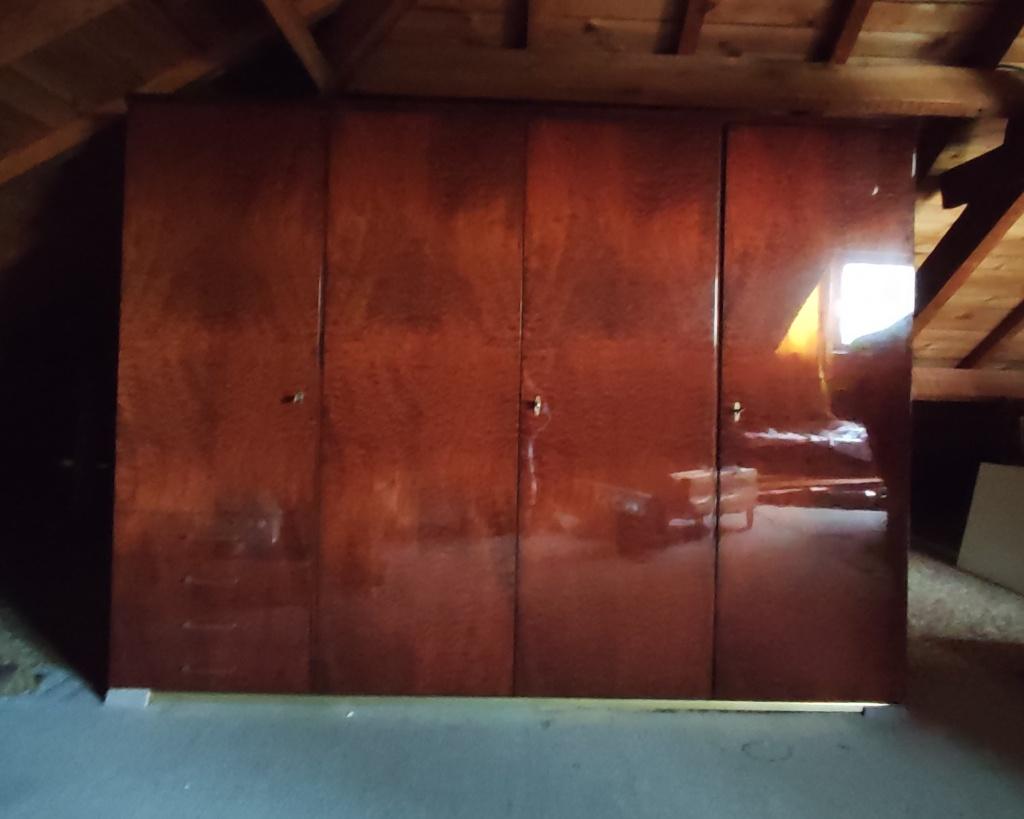 vintage retro slaapkamer jaren 60, Huis en Inrichting, Slaapkamer | Complete slaapkamers, Gebruikt, Tweepersoons, Ophalen