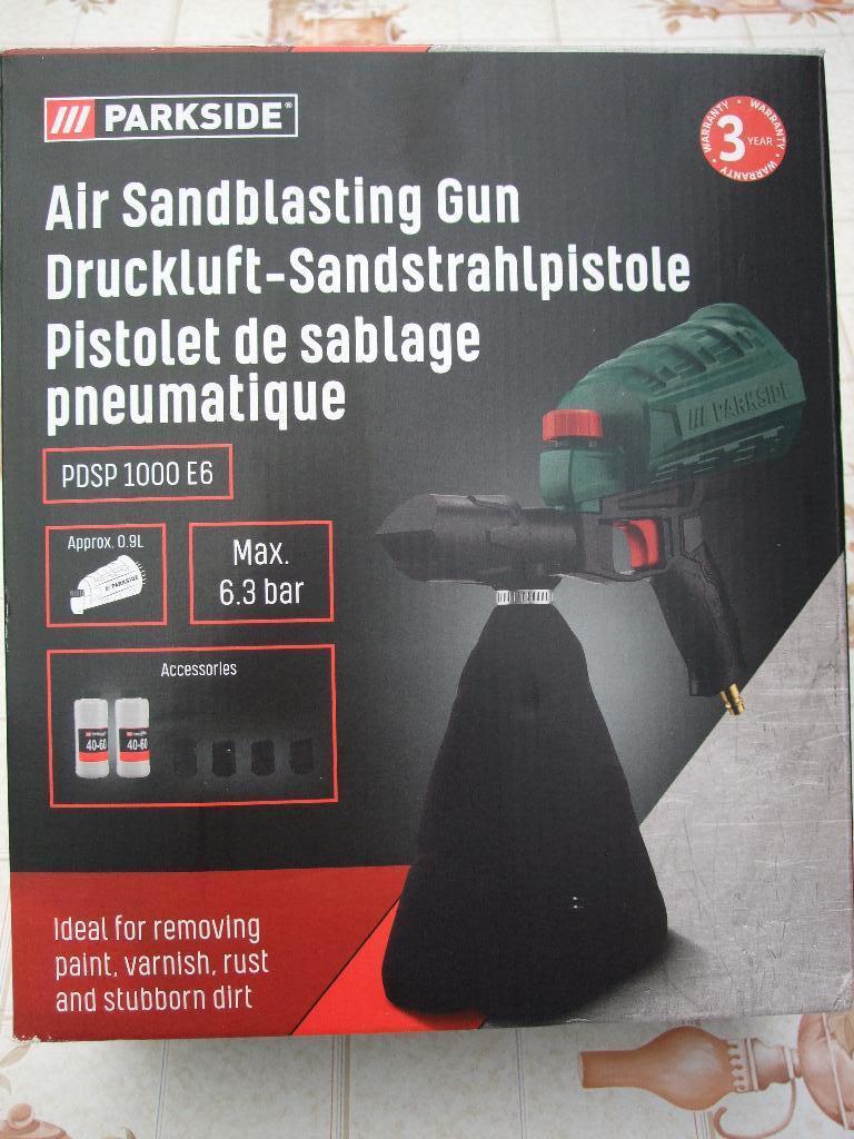 pistolet de sablage pneumatique, Enlèvement, Neuf