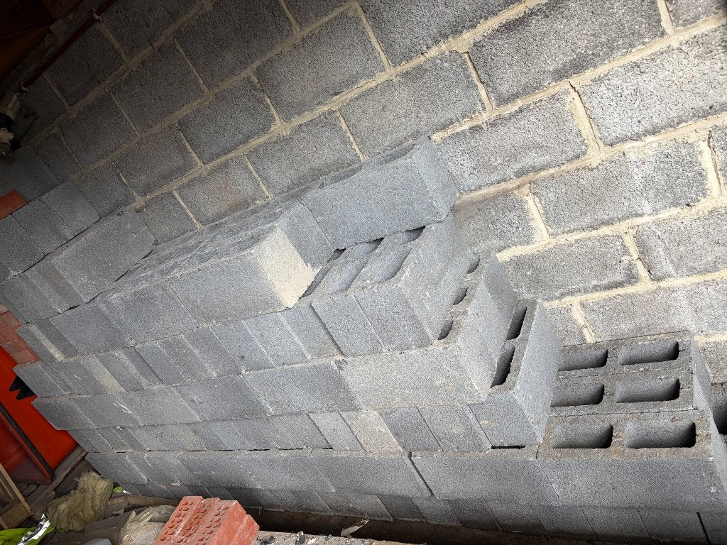 Blocs de béton, Enlèvement, Neuf, Béton