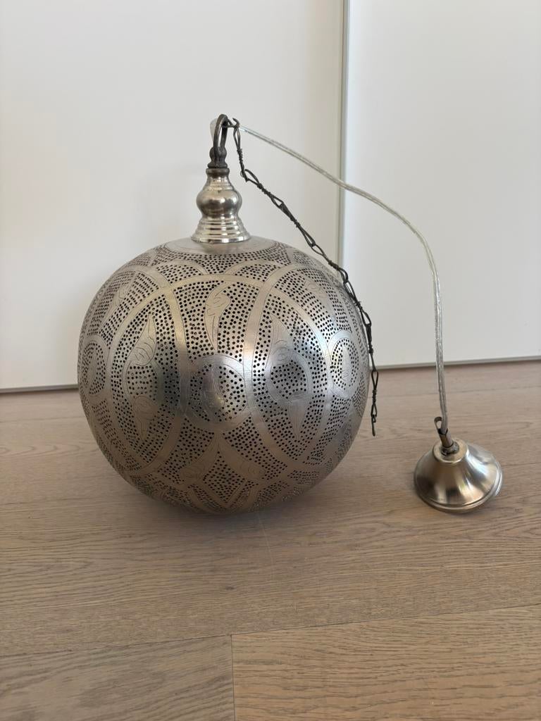 Oosterse hanglamp in perfecte staat filigrain, Ophalen, Zo goed als nieuw