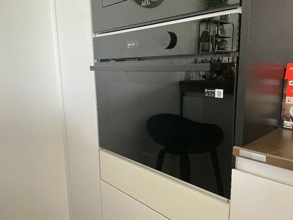 Combi microgolf-oven-air fry modus-warme lucht-grill, Elektronische apparatuur, Microgolfovens, Ophalen, Zo goed als nieuw, Inbouw