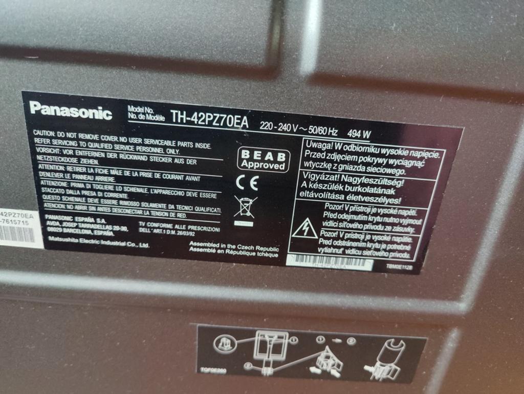 Plasma tv, Audio, Tv en Foto, Televisies, Ophalen