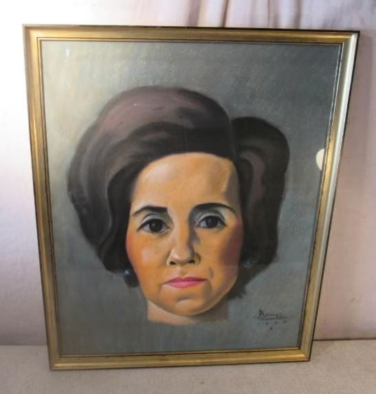 Beau dessin ancien « Pretty Lady » - Denijs - 56x46, Antiquités & Art, Art | Dessins & Photographie, Enlèvement ou Envoi, Dessin